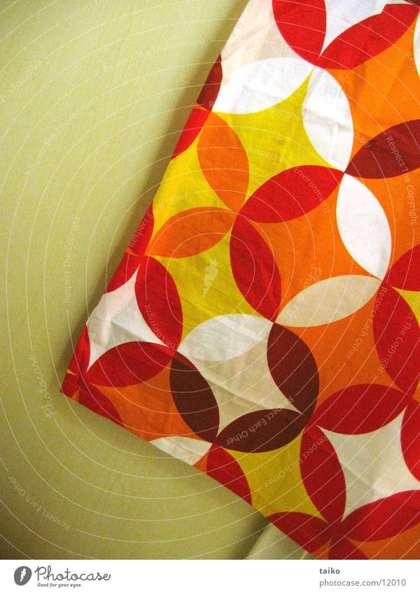 wallpaper skirt Wallpaper pattern Multicoloured Red Yellow Pattern Obscure Orange eye pains Seventies