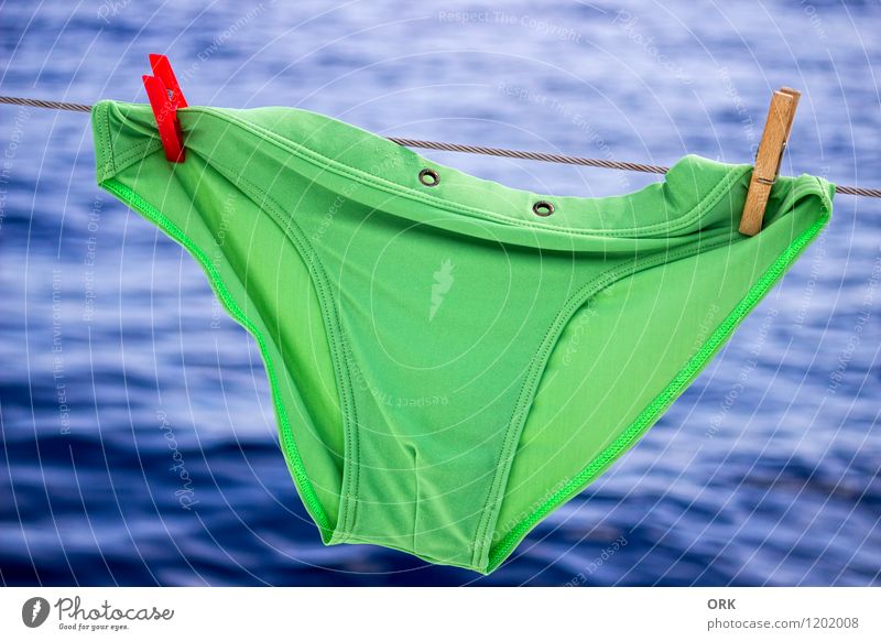 swimming trunks Fashion Swimming trunks Cloth Holder Clothes peg Water Hang Hip & trendy Dry Blue Green Red Wanderlust Loneliness Relaxation Colour