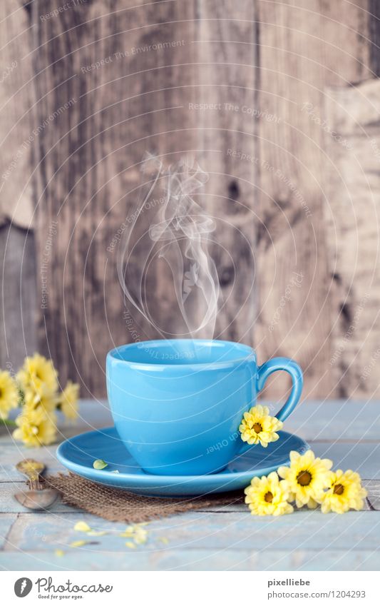 Good morning... Tea or coffee? Breakfast Beverage Hot drink Hot Chocolate Coffee Espresso Crockery Cup Cutlery Spoon Healthy Healthy Eating Wellness Decoration