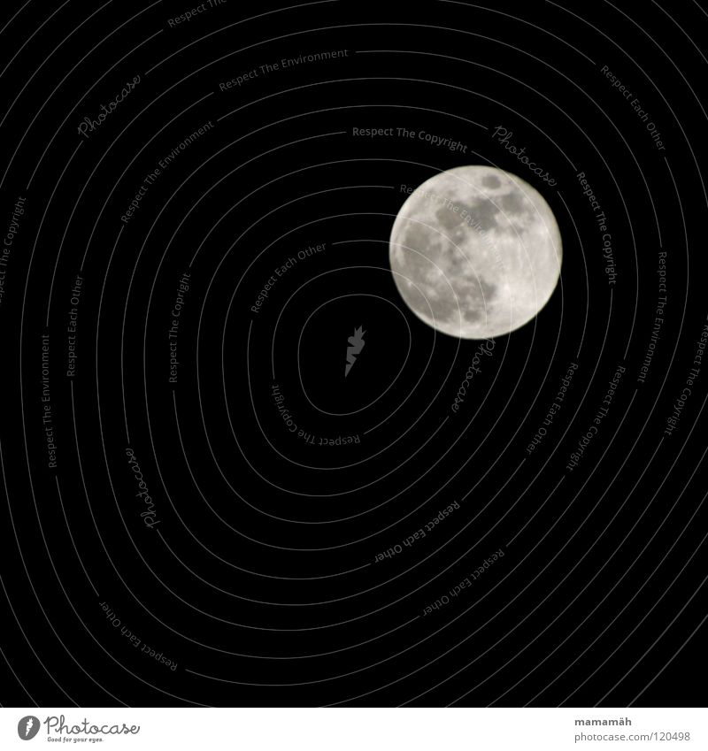 full moon Neutral Background Night Light Light (Natural Phenomenon) Sky Night sky Moon Full  moon Illuminate Dark Bright Black Moonstruck Hover Circle