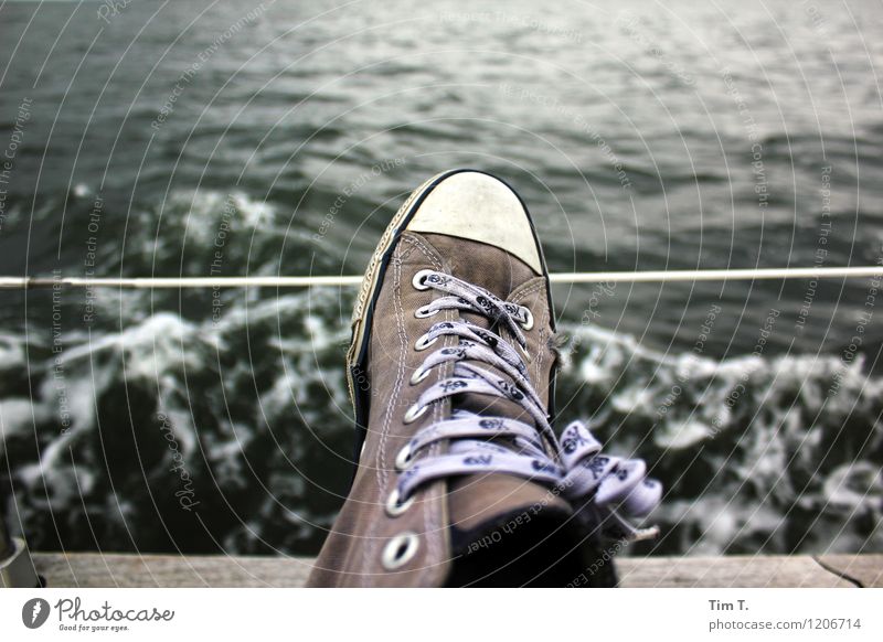 sail Vacation & Travel Adventure Freedom Cruise Summer Summer vacation Ocean Waves Footwear Sneakers Wanderlust Loneliness Pirate Colour photo Exterior shot
