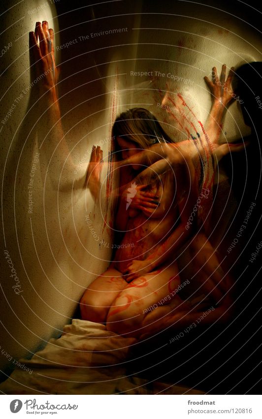 touch bottom Bodypainting Bed Eroticism Intimacy Touch Intensive Naked Generous Emotions Explosion Shift work Long exposure Flashlight Switzerland Sexuality