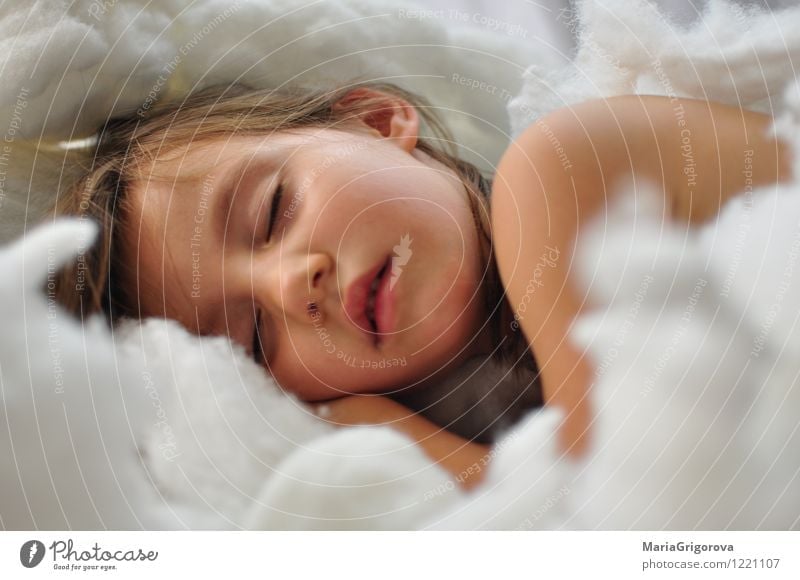 Sleeping angel Human being Child Girl Body Head Face Eyes Lips 1 3 - 8 years Infancy Happiness Healthy Natural Cute Positive White Emotions Protection
