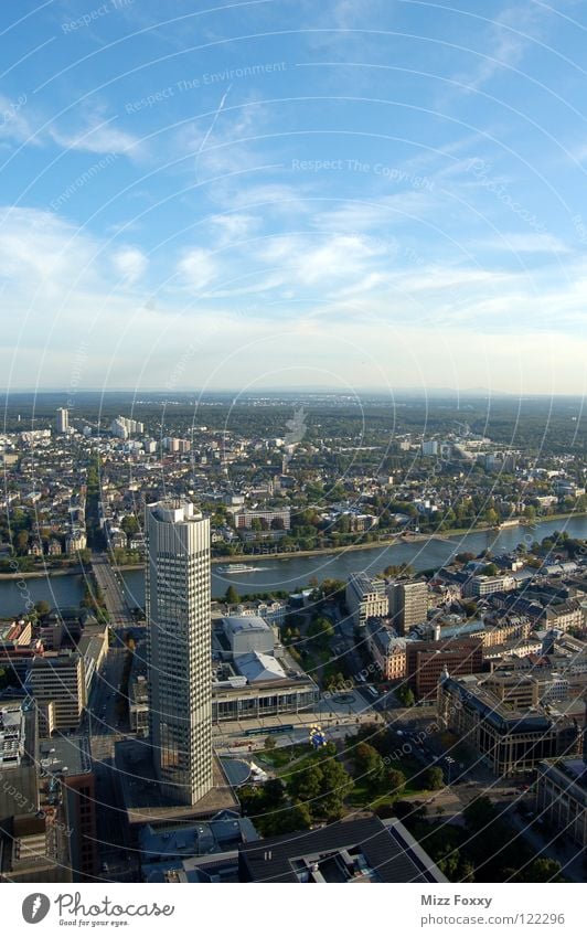 Frankfurt Horizon II Town Main High-rise Germany Sky River Blue Perspective