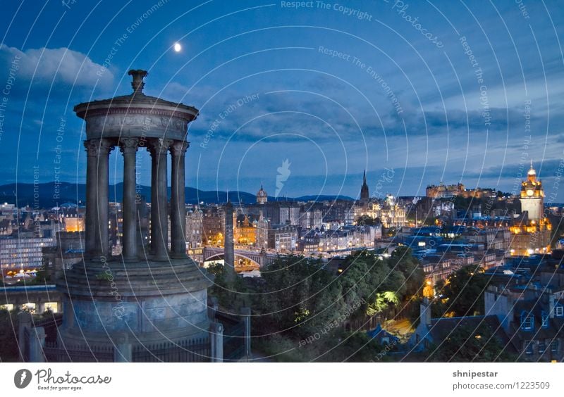 There will be night in Edinburgh Vacation & Travel Tourism Trip Far-off places Sightseeing City trip Summer Summer vacation Night life Entertainment Culture