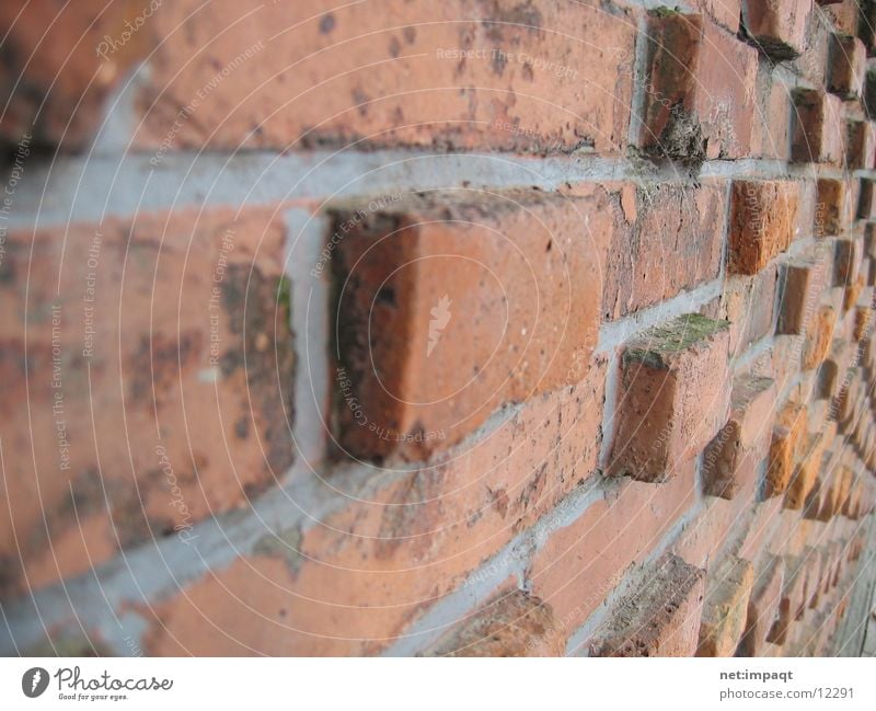 The Wall Wall (barrier) Wall (building) Brick Red Seam Architecture chimney red Stone