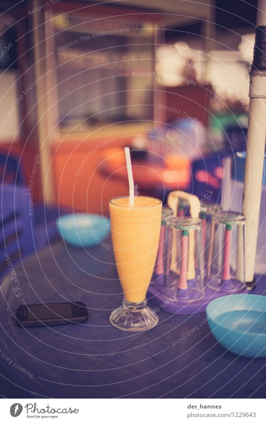 yellow Food Beverage Cold drink Juice Mango Diet Drinking Exotic Fresh Healthy Colour photo Multicoloured Close-up Deserted Copy Space top Copy Space bottom