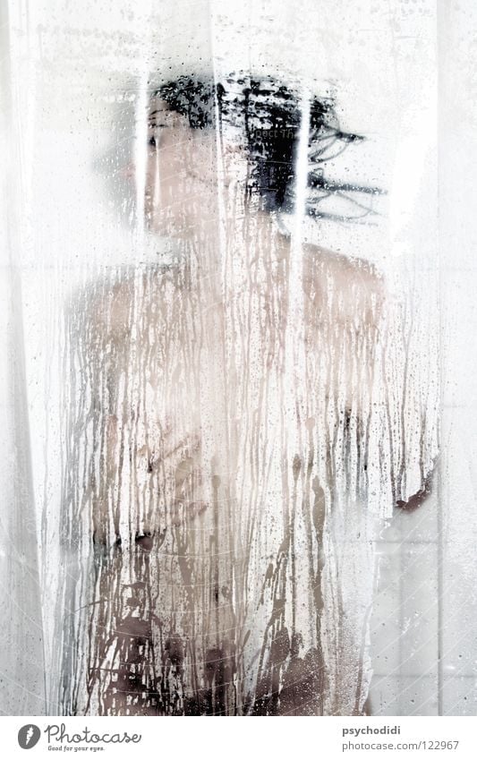 Acts 1 Bathroom Nude photography Shower (Installation) partial act Take a shower Shower curtain Female nude
