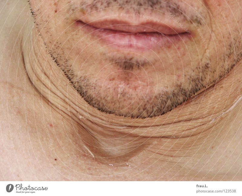 mouth Man Facial hair Puddle Wrinkles Chin 50 plus Mouth Swimming & Bathing Water Neck Stopper Stubble young old Wash