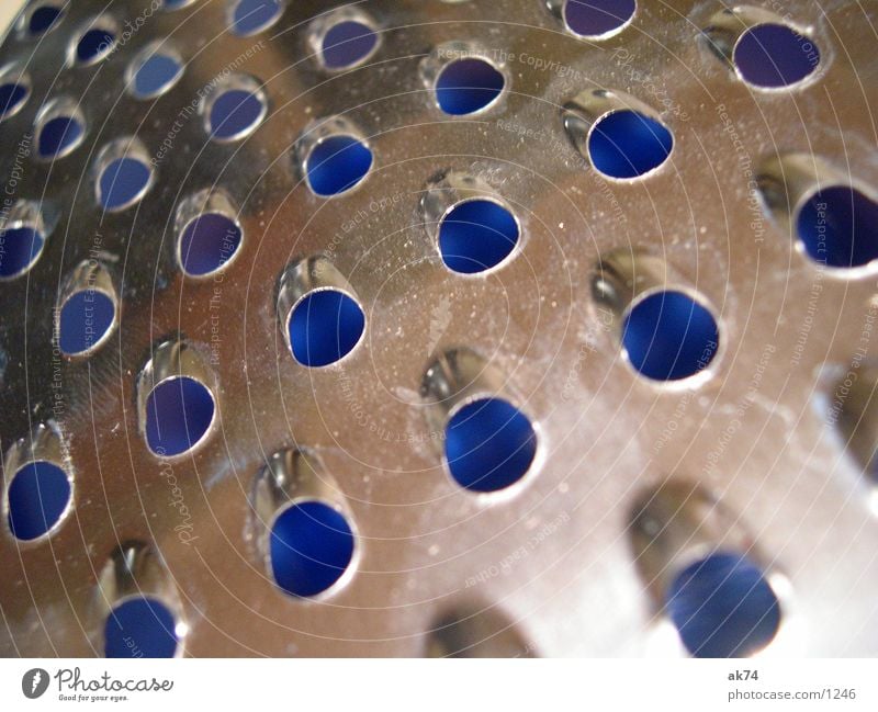 grater Grater Kitchen Macro (Extreme close-up) Blue Silver
