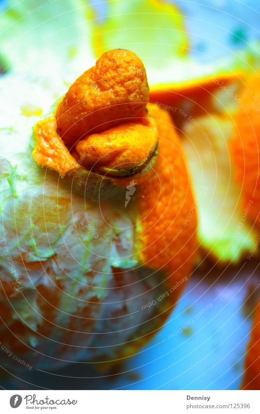 Tumor? Orange Molt Healthy Vitamin Blur Plate Fresh Fruit Bowl Part Overgrown
