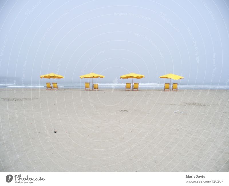 Summer Yellow Beach Countries sea chair parasol sun place country Sand