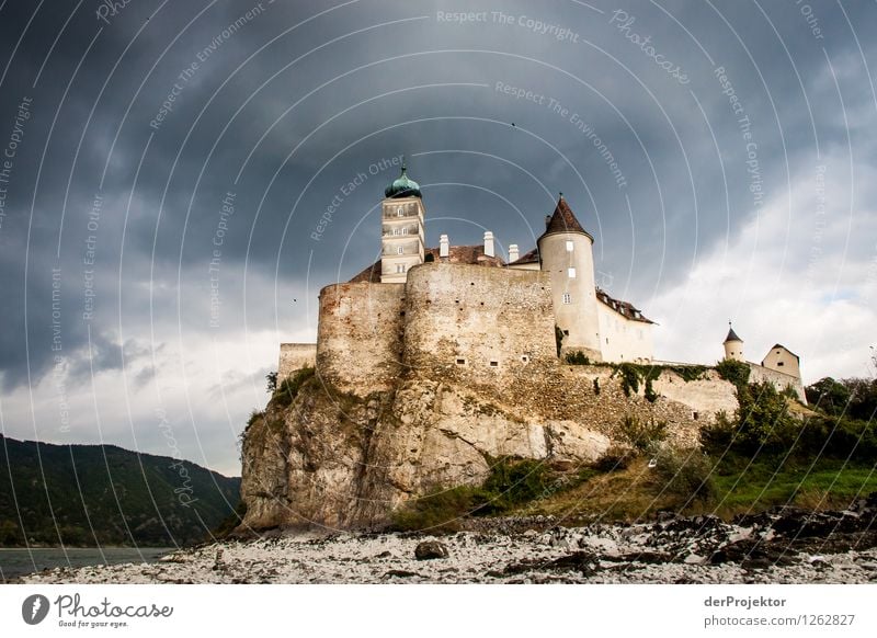Vampire Castle on the Danube Vacation & Travel Tourism Trip Adventure Expedition Hiking Environment Nature Landscape Plant Storm clouds Autumn Bad weather Waves