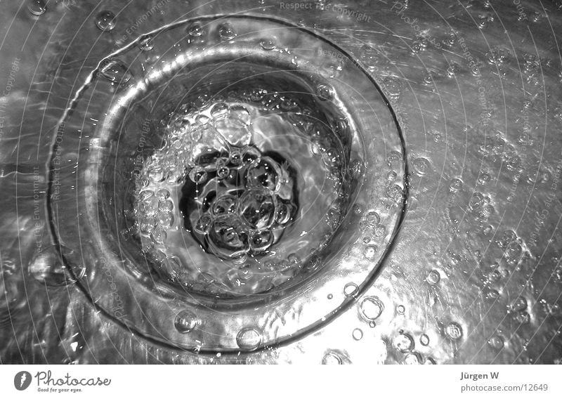 Outlet 2 Drainage Kitchen sink Wet Close-up Electrical equipment Technology Water Metal Drops of water drain drip