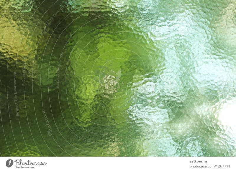 windows Window Glass Ribbed glass Frosted glass Blur Vantage point View from a window Abstract Background picture Pattern Watercolors Copy Space Summer Light