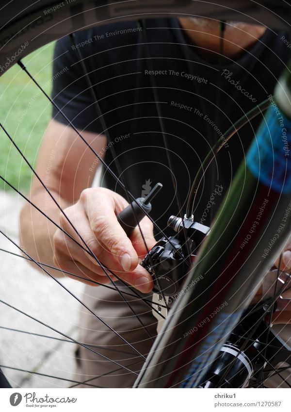 Bicycle assembly 2 Leisure and hobbies Cycling tour Tool New Colour photo Exterior shot Day Shallow depth of field