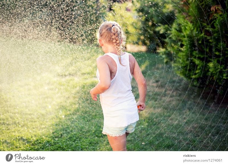 so must summer !!! Human being Feminine Child Girl Infancy 1 3 - 8 years Environment Nature Water Drops of water Summer Beautiful weather Garden Playing Free