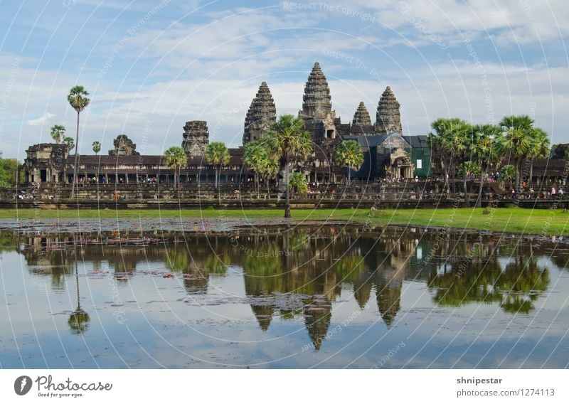 Angkor Wat Architecture Culture Khmer people Environment Phnom Penh Siem Reap Cambodia Asia Town Outskirts Ruin Manmade structures Building Temple