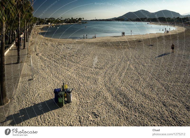 Miss the spot | Mediterranean garbage cans Wellness Harmonious Well-being Relaxation Calm Vacation & Travel Summer Summer vacation Sun Beach Ocean Human being
