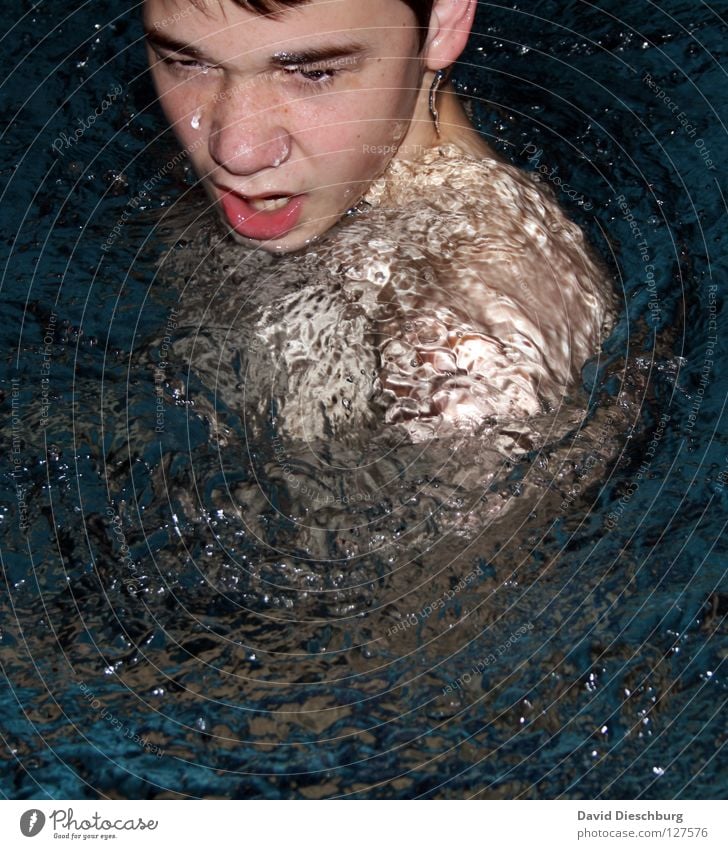 water rat campaign 13 - 18 years Youth (Young adults) Only one man One young adult man 1 Person Individual Face of a man Portrait photograph Partially visible