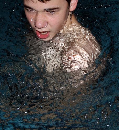 water rat campaign 13 - 18 years Youth (Young adults) Only one man One young adult man 1 Person Individual Face of a man Portrait photograph Partially visible