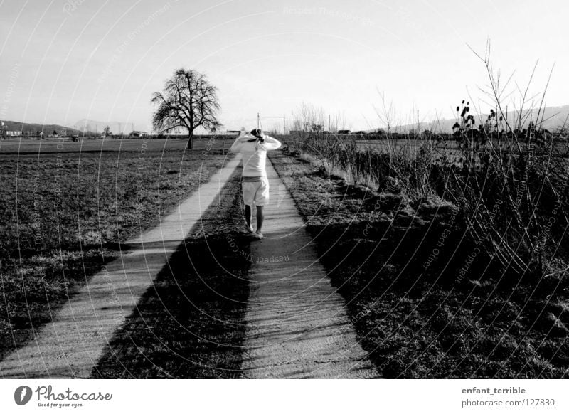 walk. Black White Loneliness Black & white photo Walking Nature me Graffiti