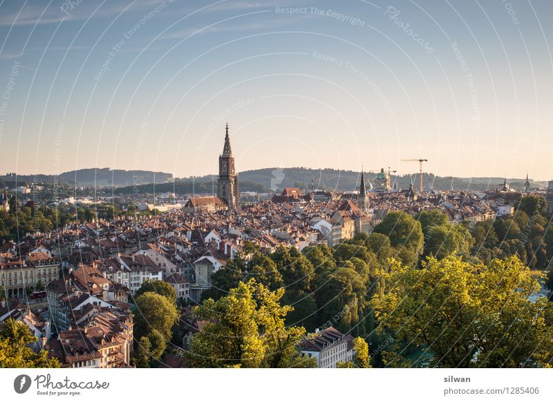 Bern Bern Bern Bern Bern Bern ... Berne Switzerland Europe Capital city Outskirts Old town Skyline Church Dome Münster Berne Famousness Sharp-edged Glittering