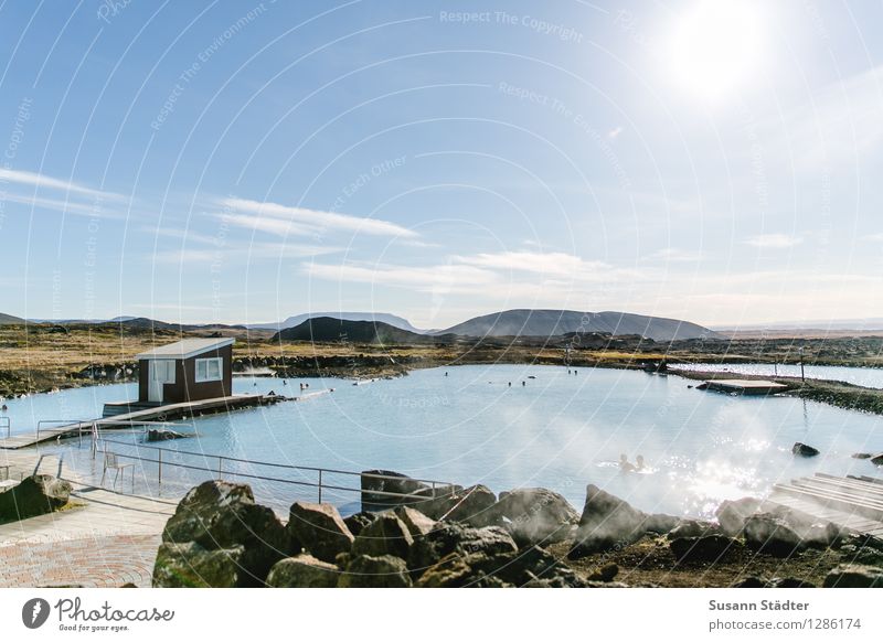 myvatn nature baths Vacation & Travel Tourism Far-off places Sun Sunbathing Swimming & Bathing Iceland Hydrogen sulfide sulphur bath Lagoon Swimming pool Cure