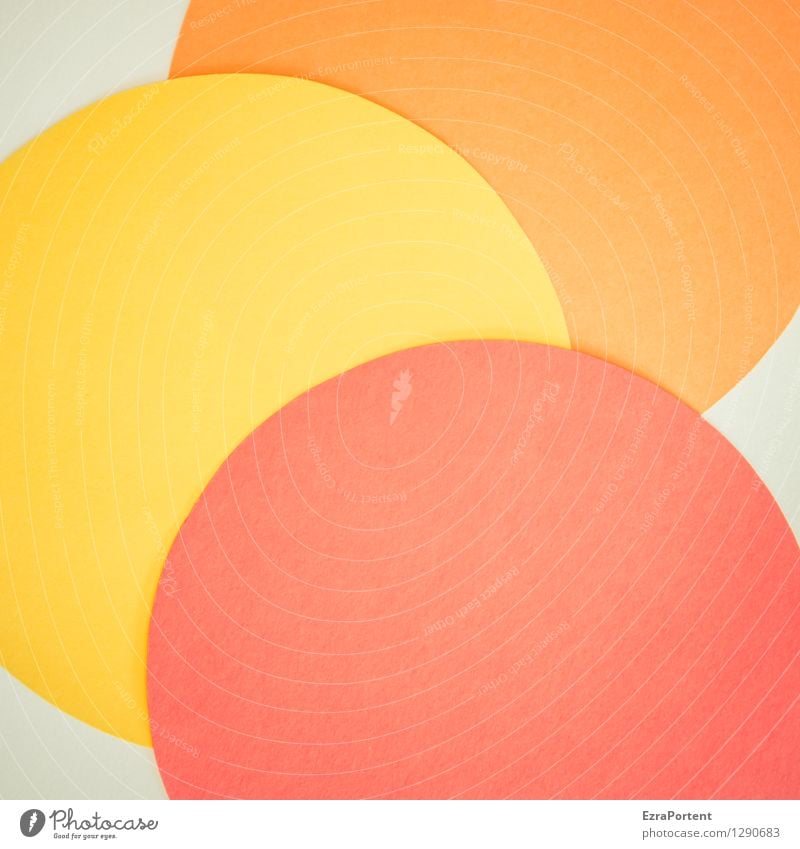 bubbles Elegant Style Design Playing Handicraft Sign Sphere Line Esthetic Bright Round Yellow Orange Red White Colour Advertising Attachment Illustration Graph