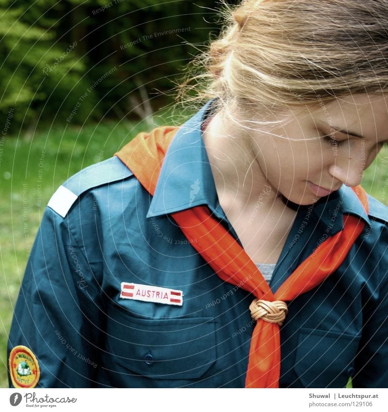 the last girl scout Scouts Lanes & trails Neckerchief Shirt Costume Uniform Knot Youth (Young adults) Youth culture Youth movement Christianity Fireplace