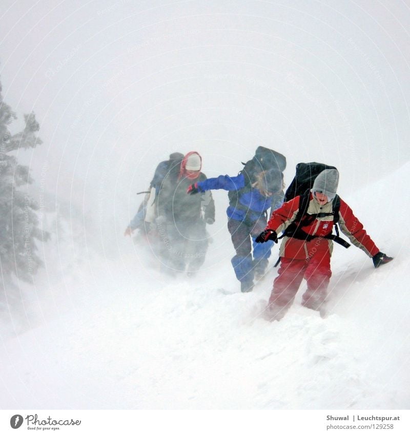 'adventure' is a romantic word for trouble Scouts Snowstorm Snowfall Gale Alpine Bavaria Dangerous Avalanche Freeze Cold Alpine hut Pacifist