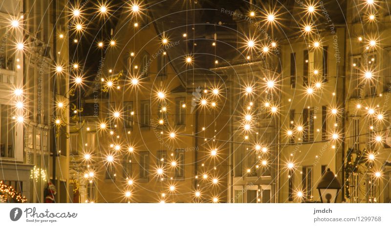 Stars on Earth Feasts & Celebrations Christmas & Advent New Year's Eve Christmas fairy lights Star cluster Snow Moody LED Lighting Winter Einsiedeln Old town
