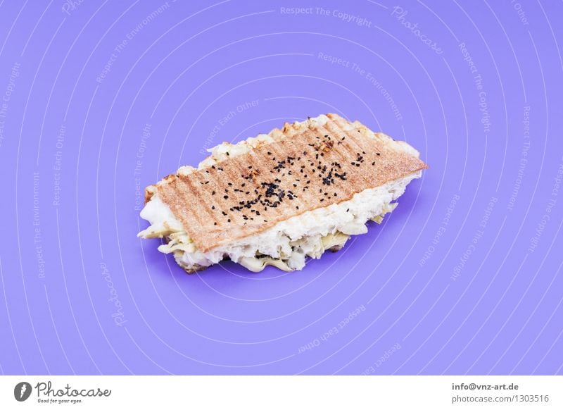 sandwich Sandwich Snack Toast Workshop Flash photo Colour Dish Eating Food photograph Meal Graphic Delicious Hearty Sense of taste Exceptional Violet Cheese