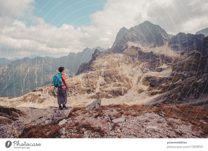 Hike in the Tatra Mountains Lifestyle Vacation & Travel Trip Adventure Far-off places Freedom Summer Summer vacation Hiking Young man Youth (Young adults) 1