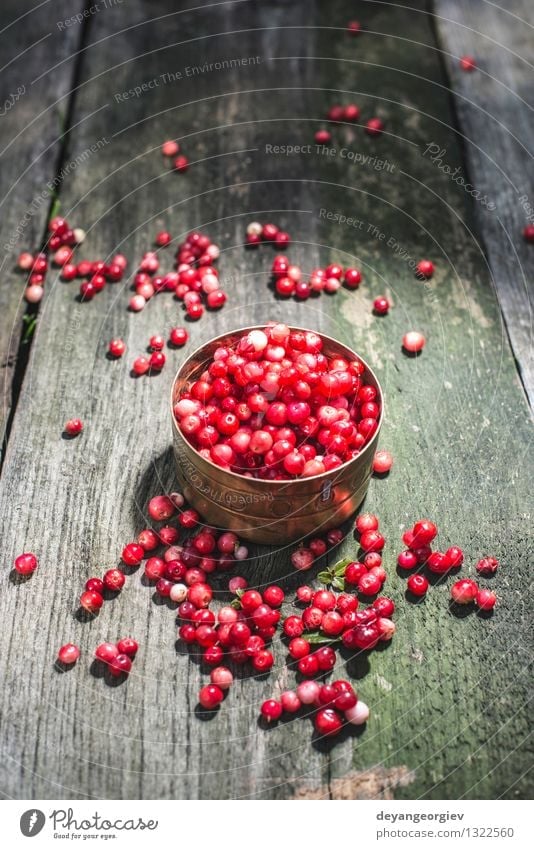 Cranberries in a bowl Fruit Eating Diet Bowl Table Kitchen Nature Autumn Fresh Bright Natural Juicy Red cranberry wooden cranberries ripe background food