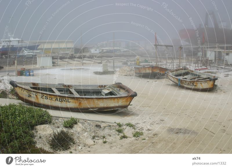 ship graveyard Watercraft Fog Stranded Beach Navigation Harbour Rust