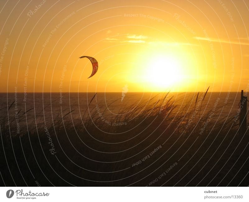 kite-surfing capetown Sunset Cape Town Beach Ocean Surfer kite surfer Blueberg Africa