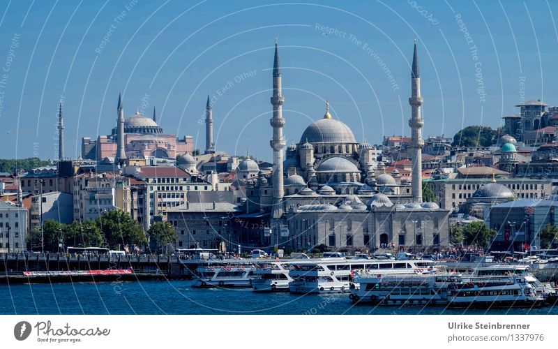 Minarets 4 Vacation & Travel Tourism Sightseeing City trip Istanbul Turkey Downtown Manmade structures Building Architecture Mosque Tower Tourist Attraction