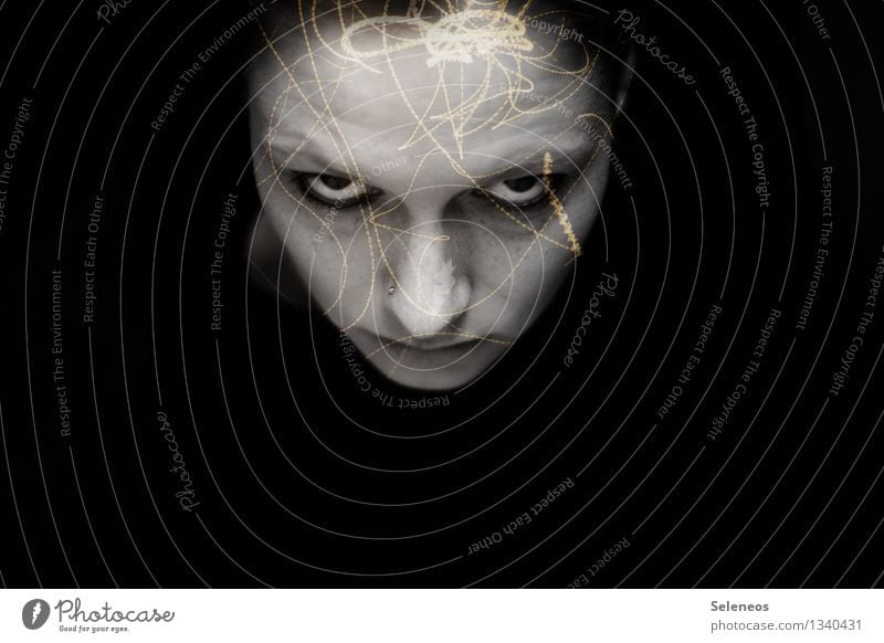 thought vortex Face Human being Feminine Woman Adults Eyes Nose Mouth 1 Anger Pain Aggravation Grouchy Animosity Frustration Headache Double exposure