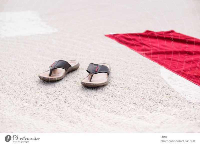 be simple Beach Sand Baltic Sea vacation holidays Summer Towel Flip-flops