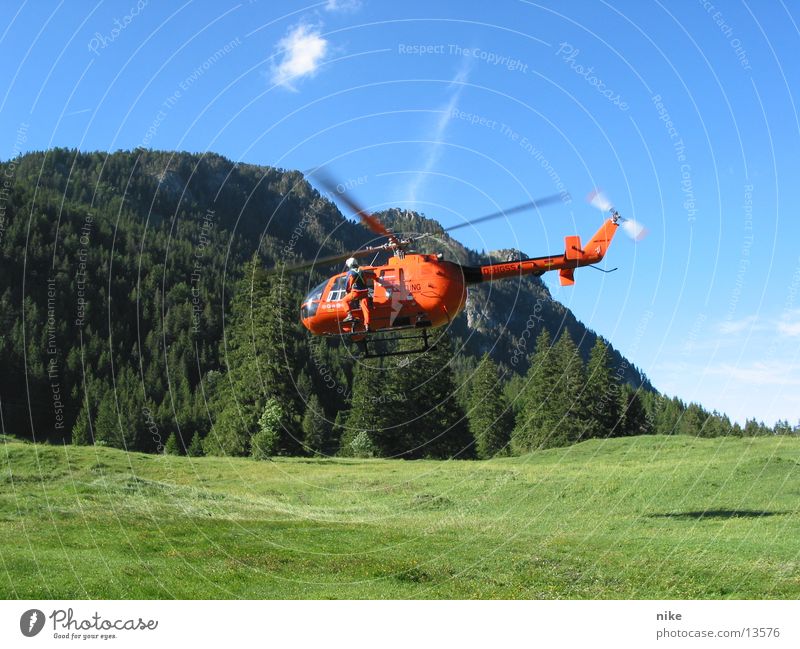 heli Aviation Helicopter Rescue helicopter mountain rescue Christopher 19 First Help Medic Eurocopter