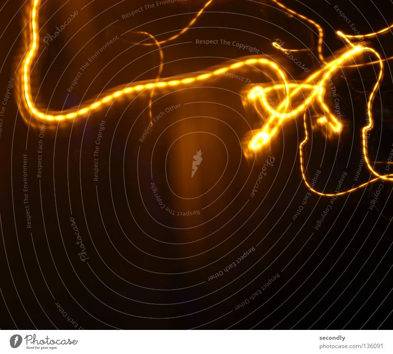 nervous convulsions Wiggly line Light Boredom Thin Yellow Black Dark Far-off places Zigzag Blur Muddled Long exposure twitches Light (Natural Phenomenon) curl