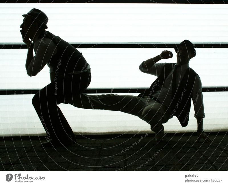 reproduction Shadow play Abstract Funny Couple 2 Man Birth Frightening Support Together Cloning Crazy Dark Hideous Light Silhouette Exceptional Side Joy