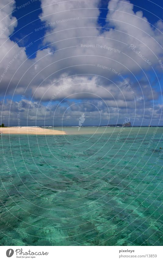 Mauritius Beach Dream island Clouds Ocean Munich Water
