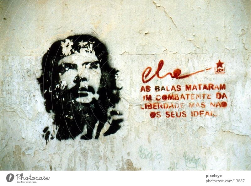 Che Cuba Mural painting Havana Human being che graffiti Reunification