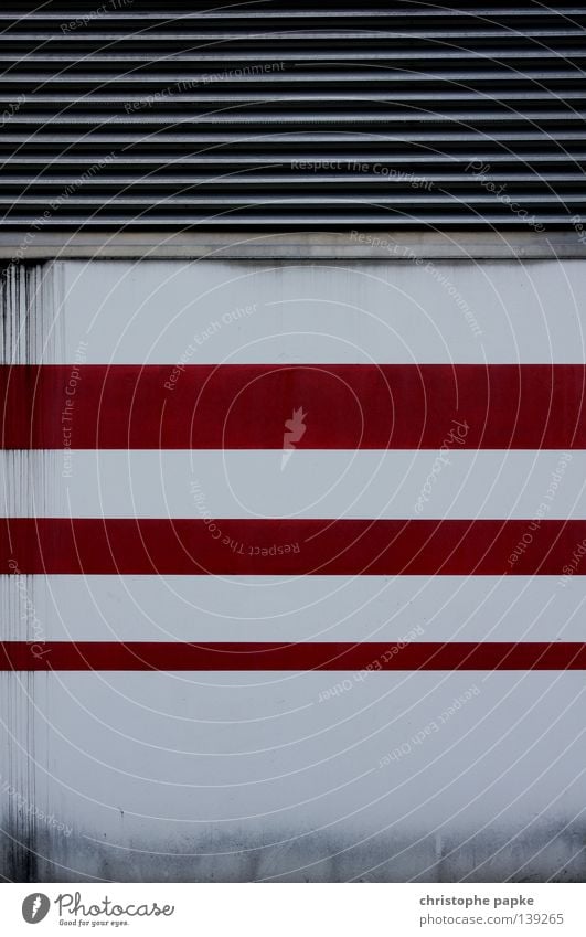 urban structures Stripe Wall (building) Design Reduced Simple Simplistic Line Symmetry Background picture Detail Parking garage Parking level Air conditioning