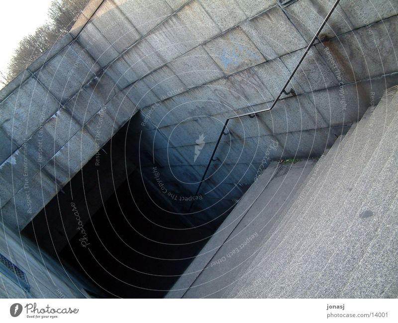underground Tunnel Underground Shaft Dark Concrete Creepy Dirty Architecture Stairs Berlin