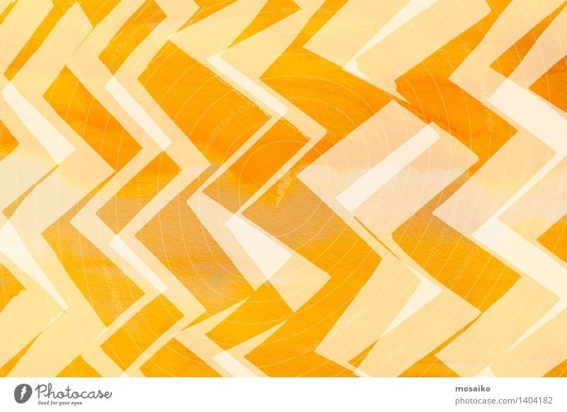 dynamic zigzag pattern - abstract design Design Decoration Art Ornament Line Bright Modern Yellow Contentment Energy Colour Complex Creativity Cut Minimalistic