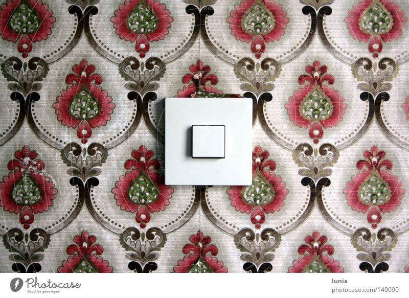 Grandma, turn on the lights! Light switch Switch Wallpaper House (Residential Structure) Wall (building) Electrical equipment Flat (apartment) Household