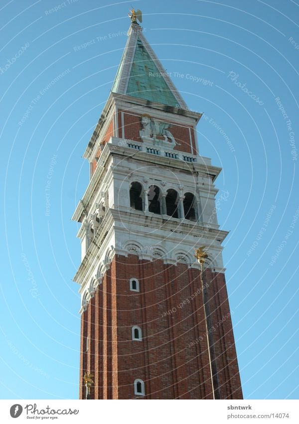 Campanile of Venice St. Marks Square Manmade structures Europe campanile Sky Tower